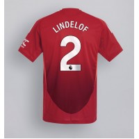 Koszulka piłkarska Manchester United Victor Lindelof #2 Strój Domowy 2024-25 tanio Krótki Rękaw